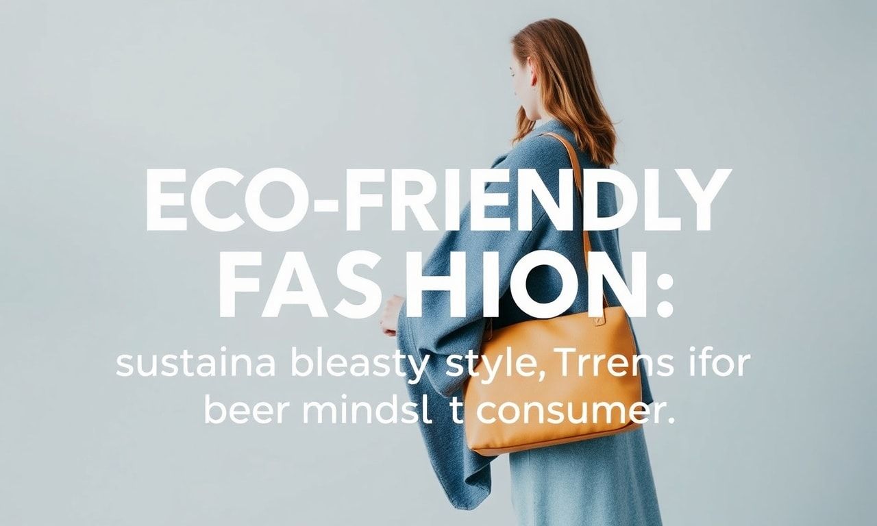 Eco-Friendly Fashion: Sustainable Style Trends for the Conscious Shopper