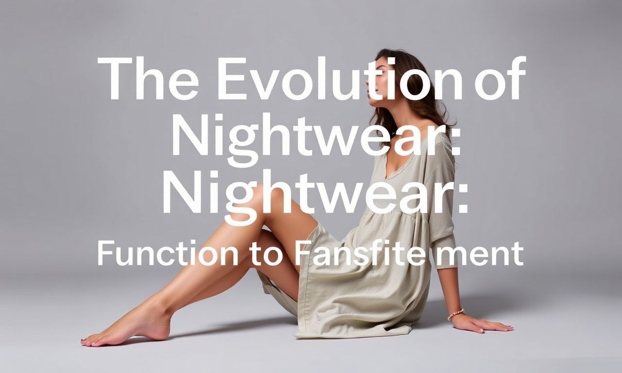 The Evolution of Nightwear: From Function to Fashion Statement