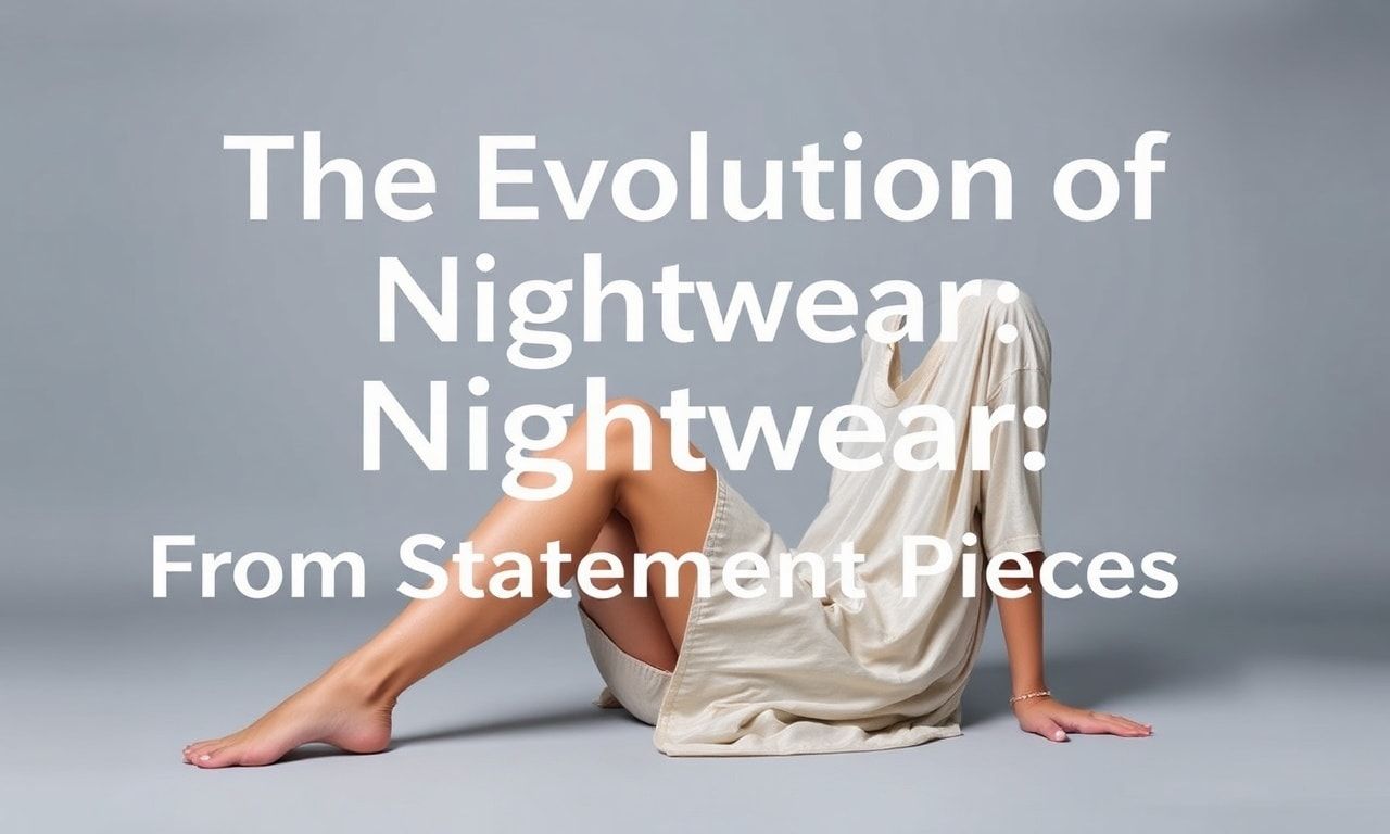 The Evolution of Nightwear: From Practicality to Statement Pieces