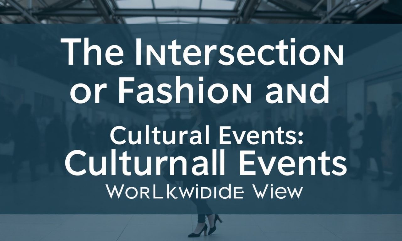 The Intersection of Fashion and Cultural Events: A Global Perspective