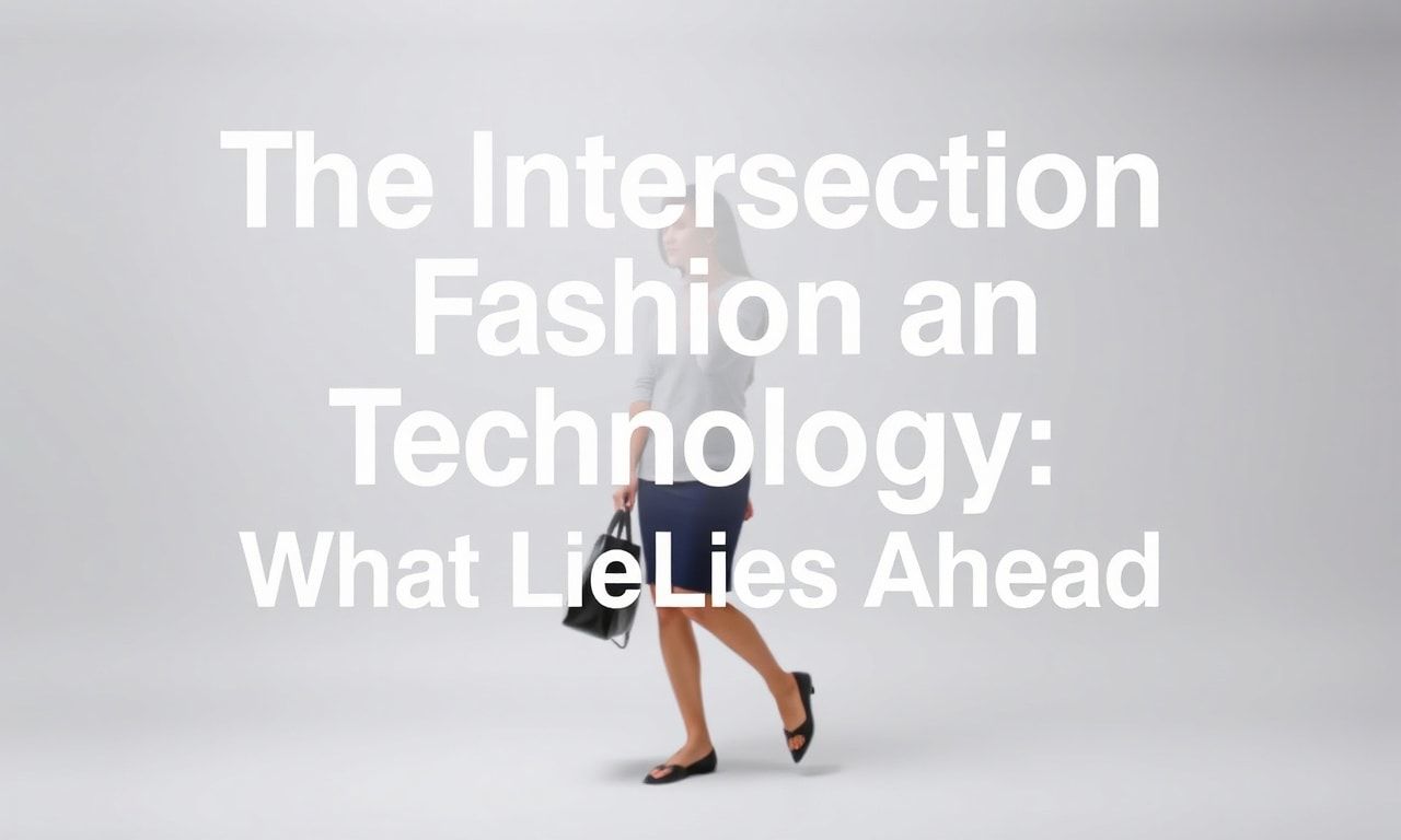 The Intersection of Fashion and Technology: What Lies Ahead