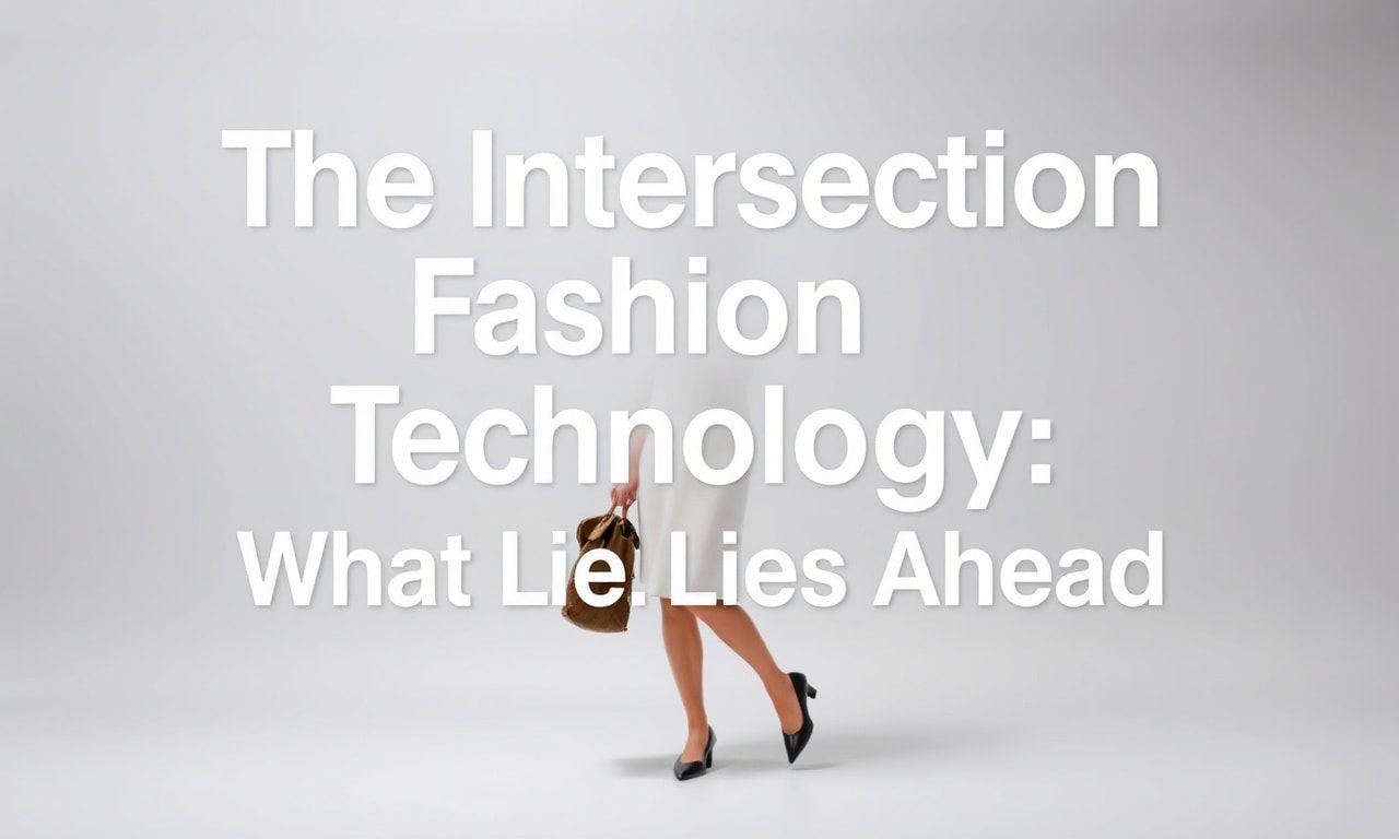 The Intersection of Fashion and Technology: What Lies Ahead