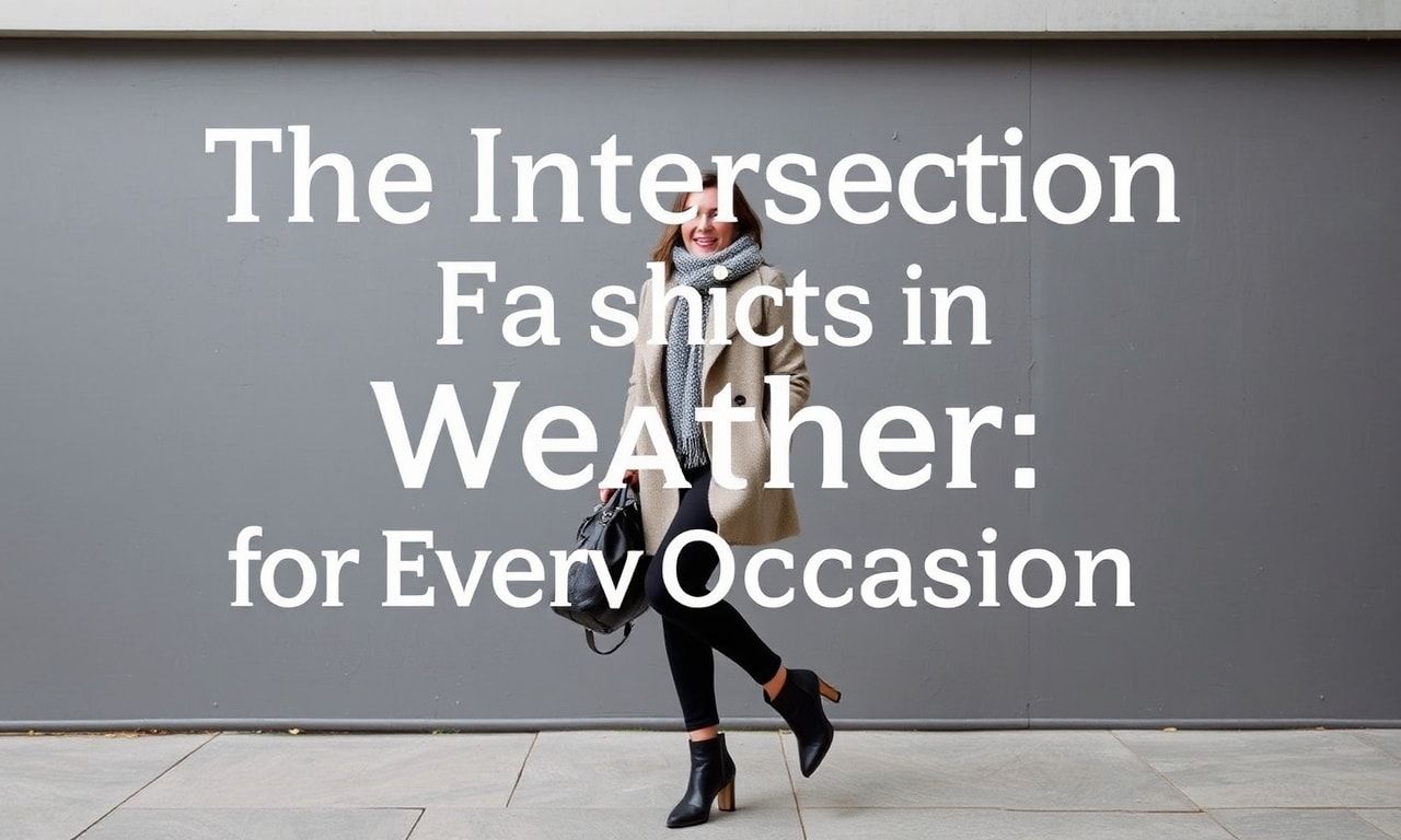 The Intersection of Fashion and Weather: Dressing for Every Occasion