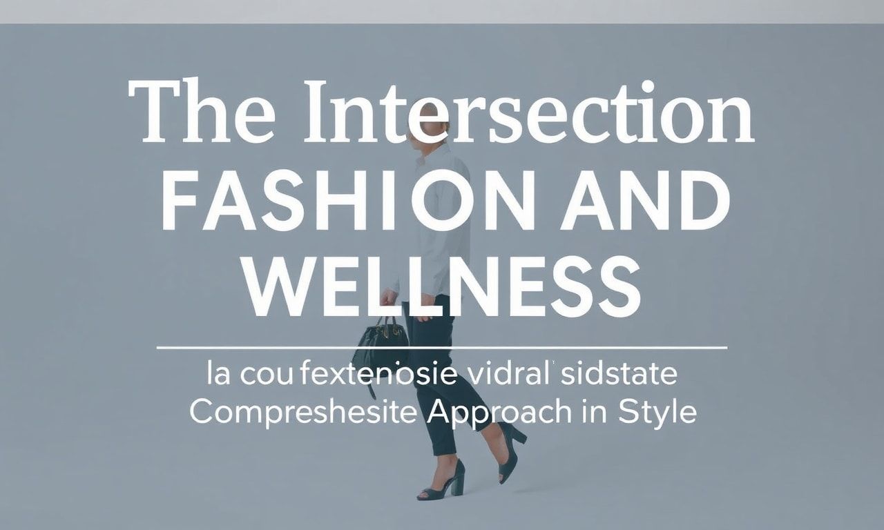 The Intersection of Fashion and Wellness: A Holistic Approach to Style