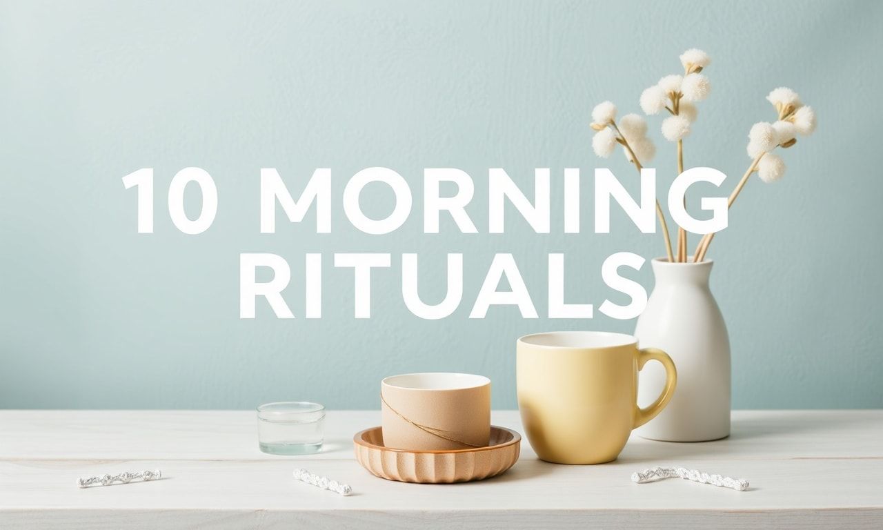 10 Morning Rituals to Elevate Your Self-Care Routine