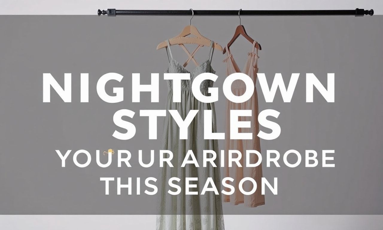 10 Nightdress Styles You Need in Your Wardrobe This Season