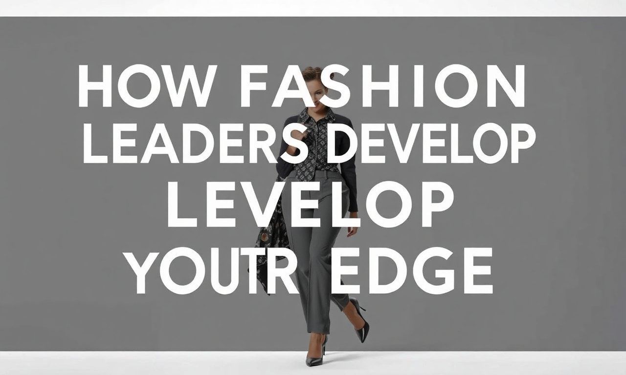 How Fashion Leaders Develop Their Edge: Insights You Need
