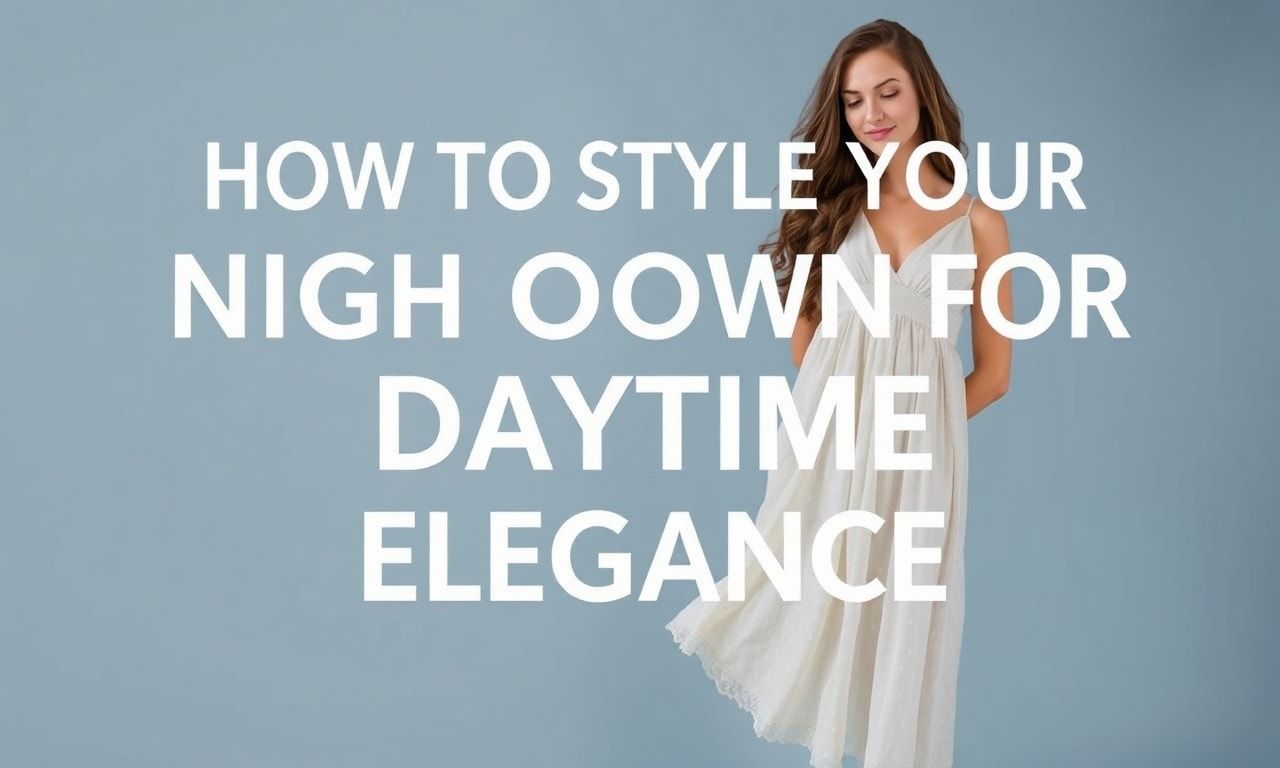 How to Style Your Nightdress for Daytime Elegance