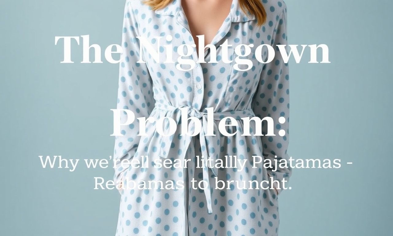 The Nightdress Dilemma: Why We're All Wearing Pajamas to Brunch
