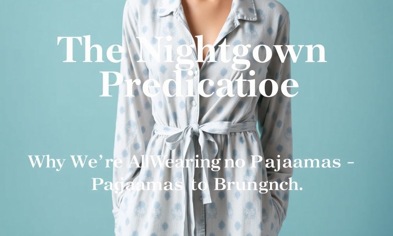 The Nightdress Dilemma: Why We're All Wearing Pajamas to Brunch