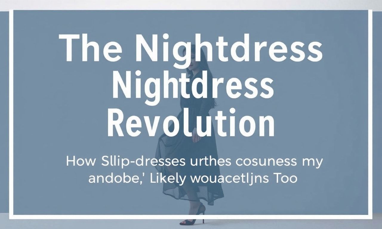 The Nightdress Revolution: How Slip Dresses Took Over My Wardrobe (And Probably Yours Too)