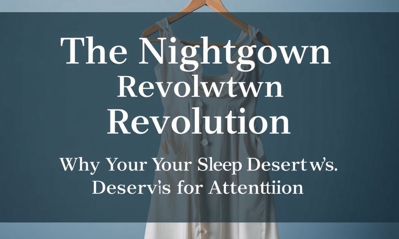 The Nightdress Revolution: Why Your Sleepwear Deserves a Spotlight